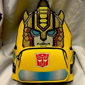 Loungefly hand Blinged bumblebee backpack